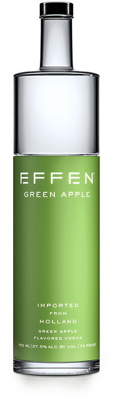 EFFEN Green Apple Vodka bottle shot