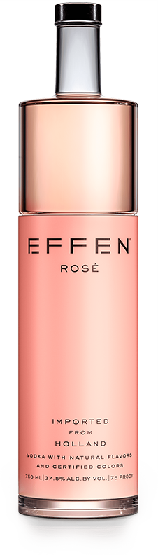 EFFEN Rose Vodka bottle shot