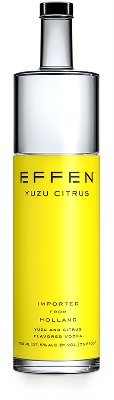 EFFEN Citrus Yuzu Vodka bottle shot