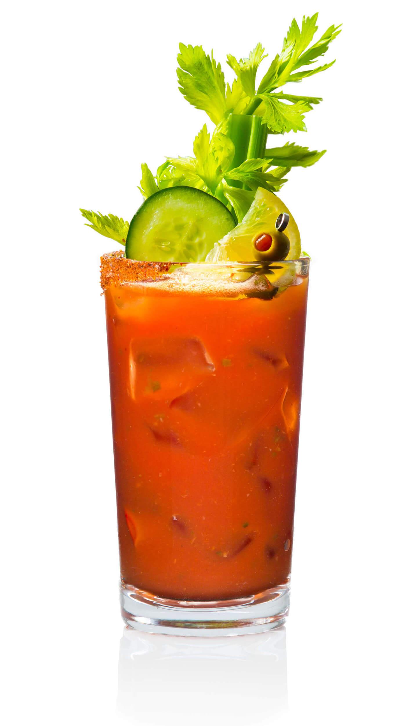 Bloody mary beer with EFFEN Cucumber Vodka, tomatoes, celery, pepper, Tabasco, lime and beer.