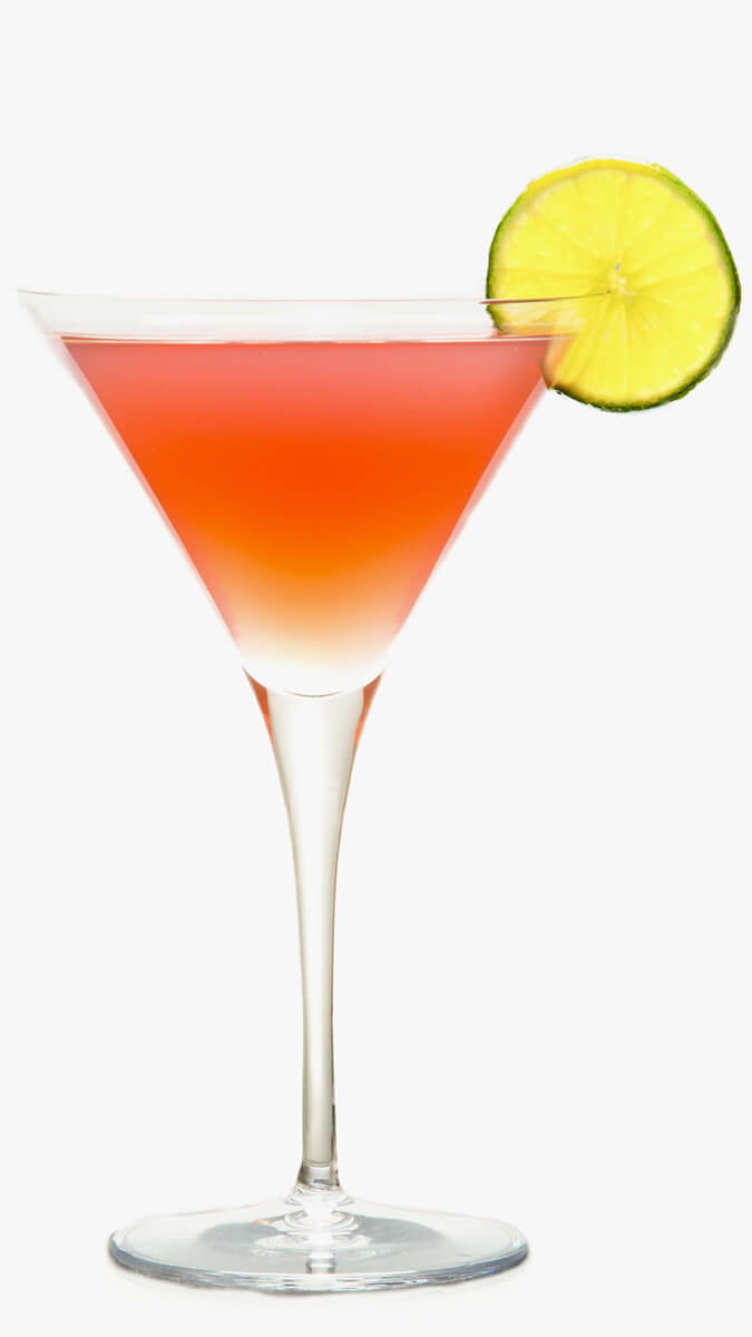 Cucumber Cosmo with EFFEN Cucumber Vodka, triple orange liqueur, cranberry and fresh lime juice. 