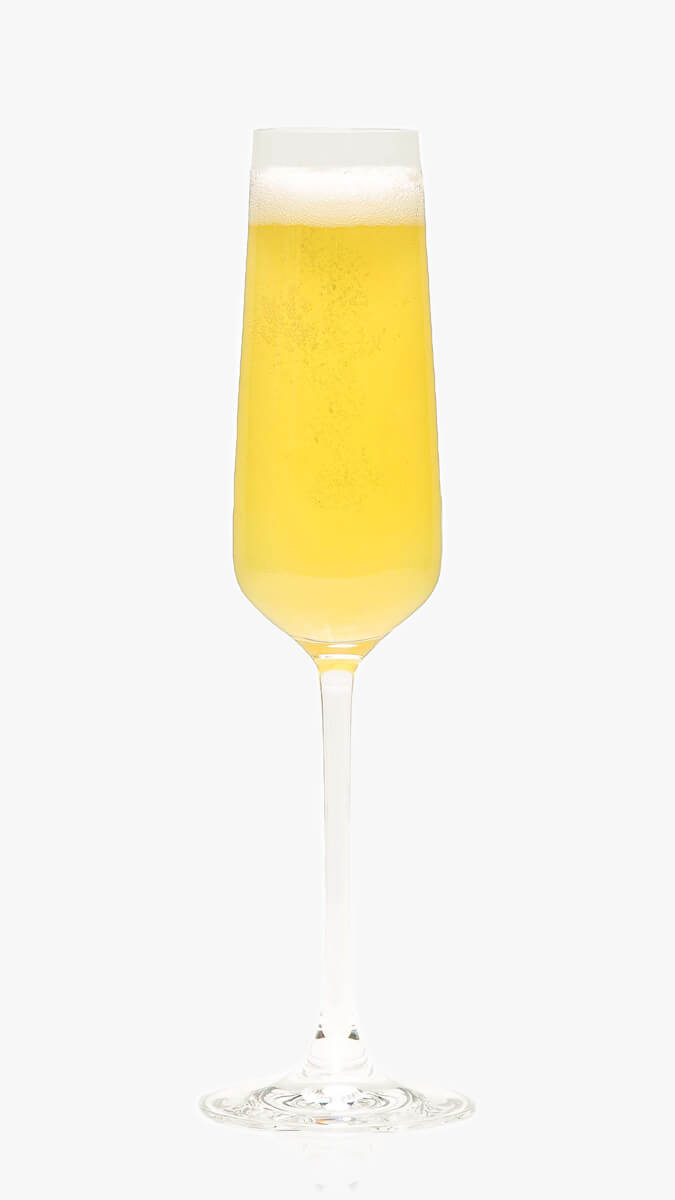 Flirtini with EFFEN Original, champagne and pineapple juice. Light and refreshing. Delicious!