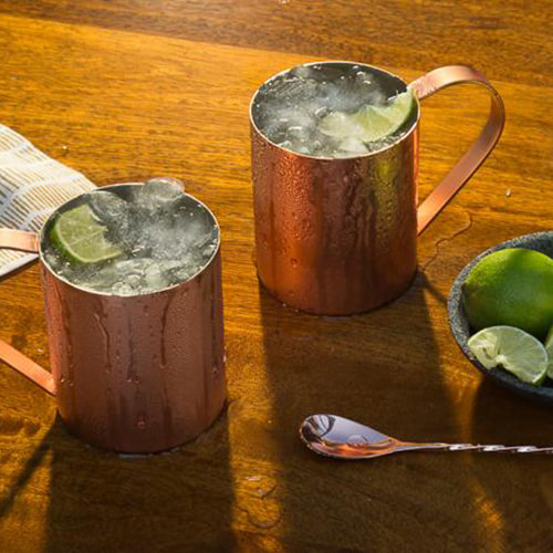 Vodka mule with EFFEN Original: aromatic and herbal with ginger beer and lime.