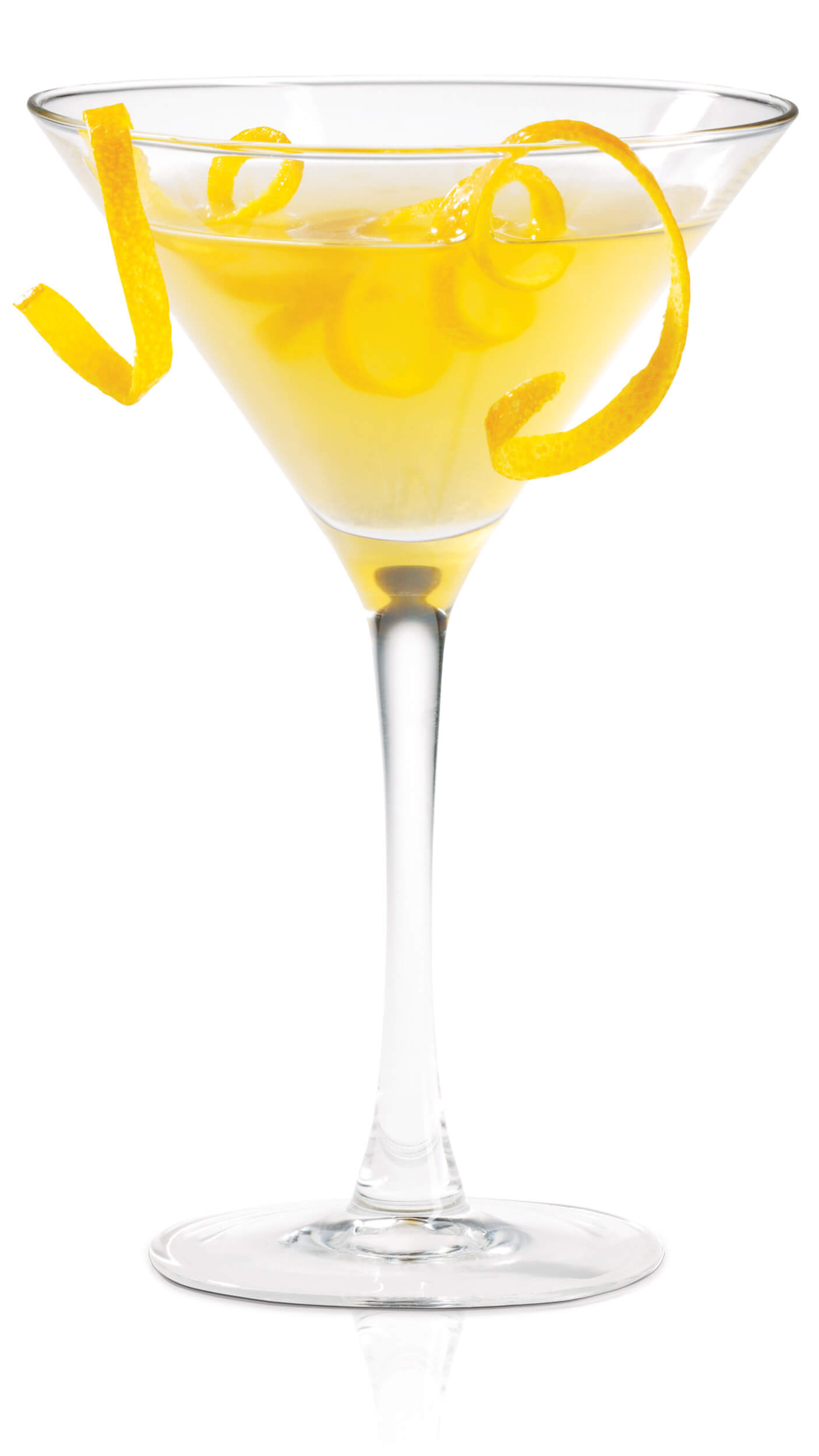 New Fashioned drink with EFFEN Original: vodka, sugar, water, orange bitters and peel of lemon.