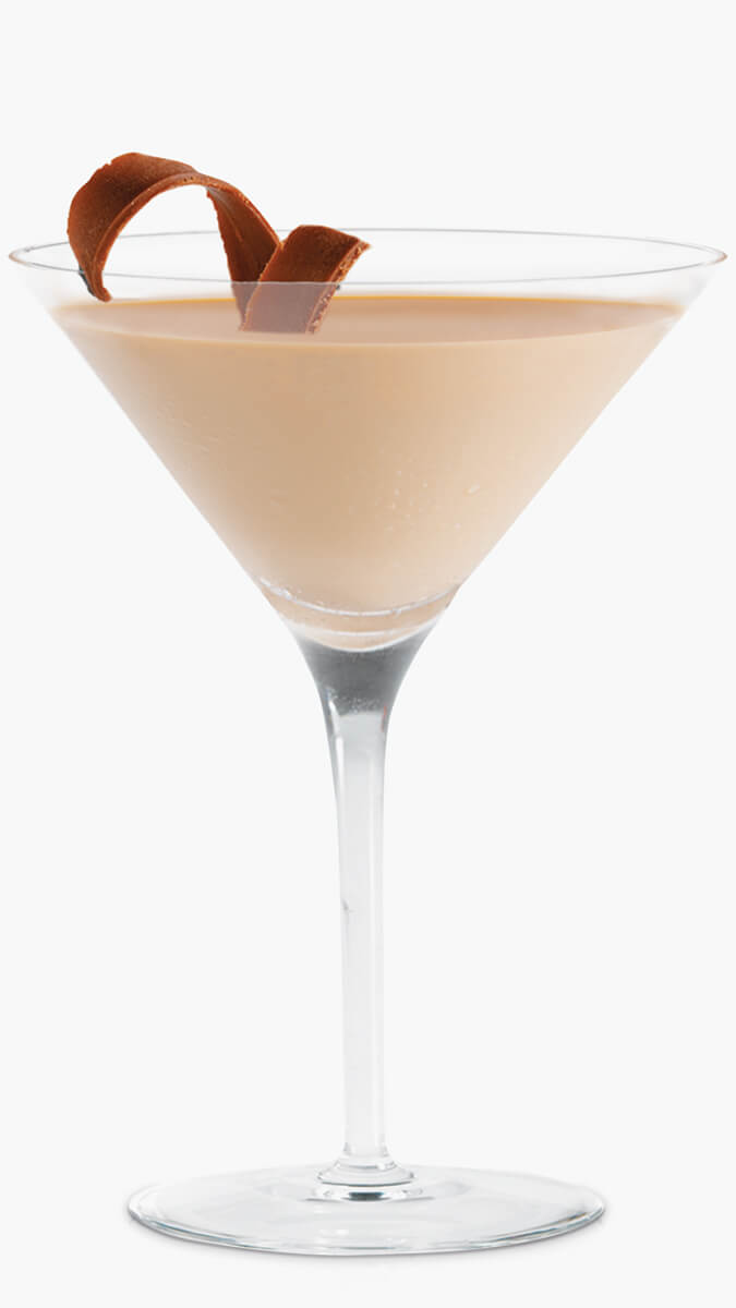 Tiramisu martini with EFFEN Black Cherry: White Crème de Cocoa, chilled espresso &amp; whipped cream.