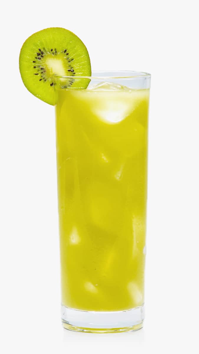 Kiwi sweet sour drink with EFFEN Cucumber Vodka, maraschino liqueur, kiwi and fresh lime juice.