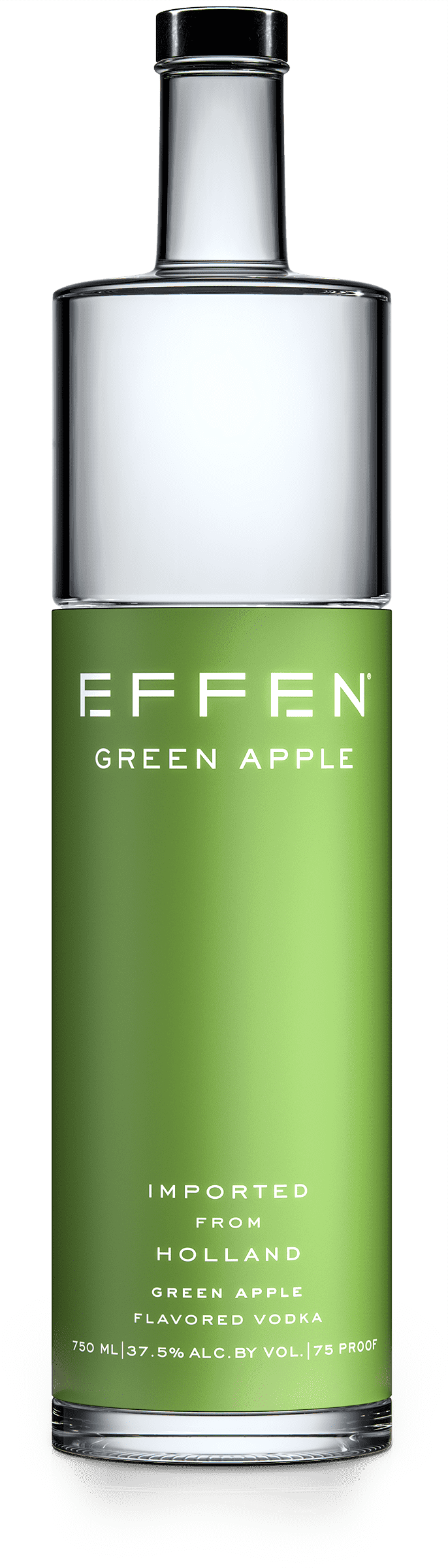 EFFEN Green Apple Vodka bottle shot